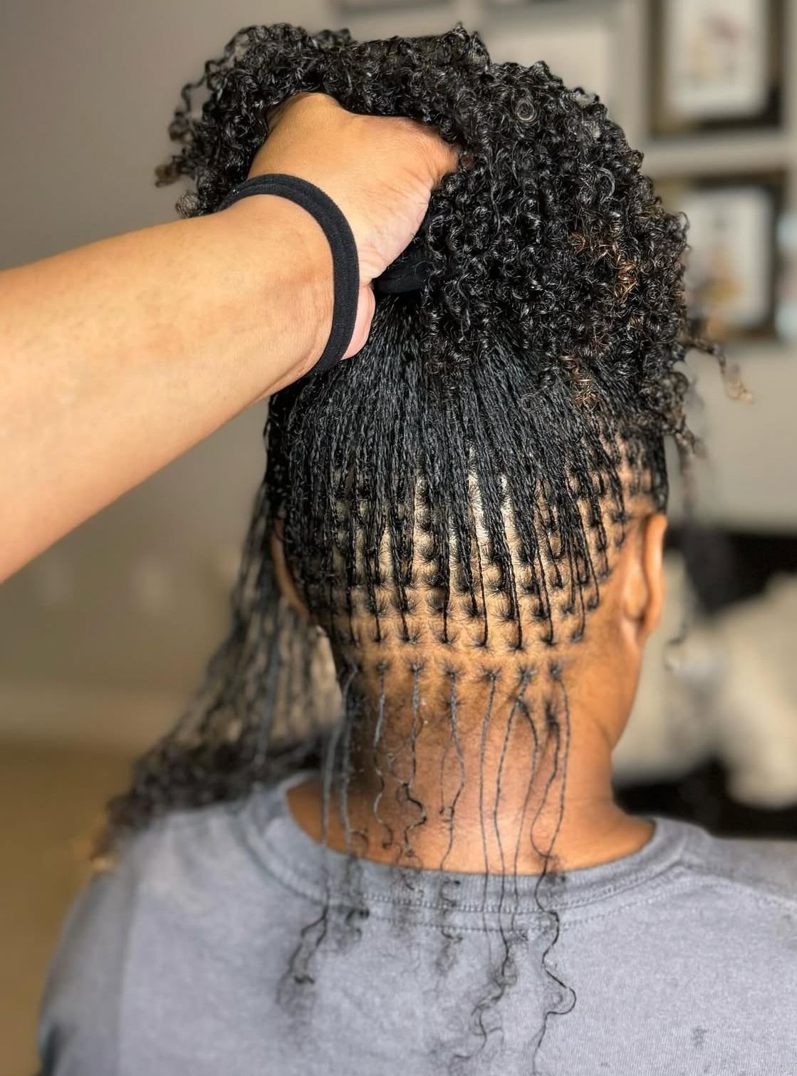 Knotless Bob Bohemian braid