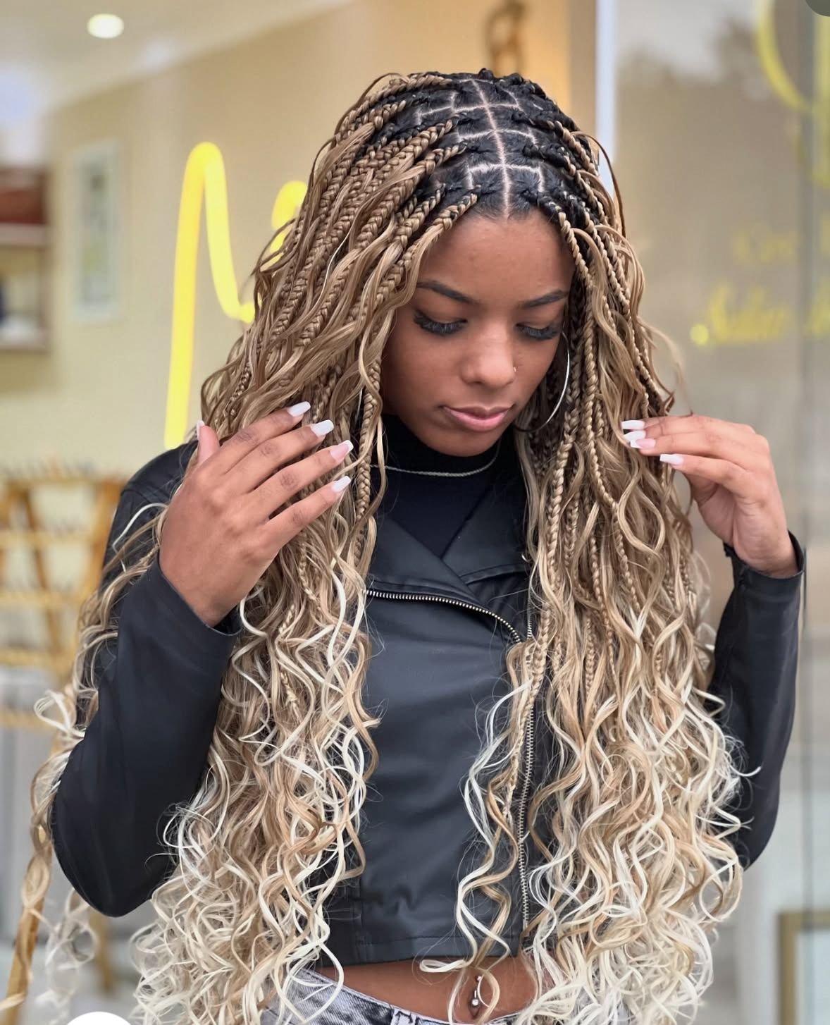 Jumbo Knotless braids